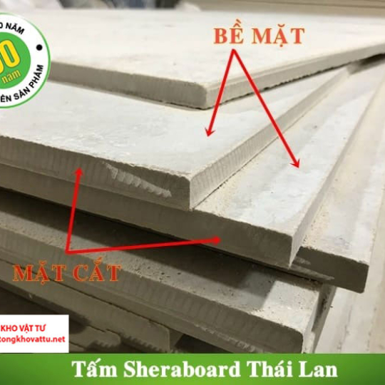 Bảng báo giá tấm cemboard Shera mới nhất 2025