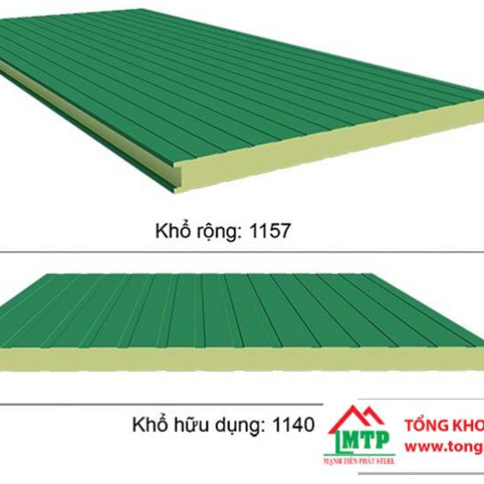 Kích Thước Tấm Panel Tôn Xốp