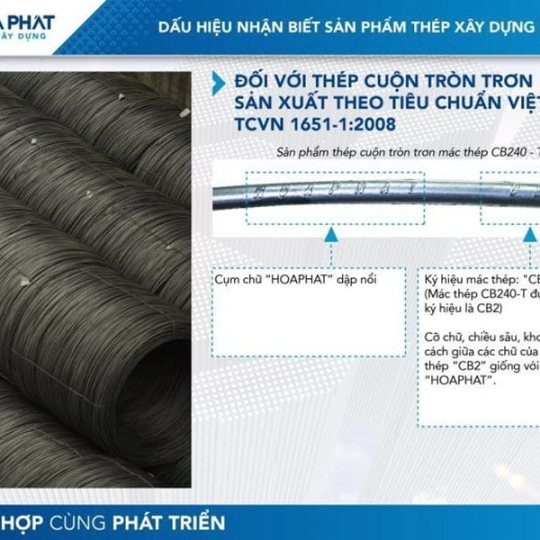 Ký Hiệu Sắt Hòa Phát & Dấu Hiệu Nhận Biết Thép Hòa Phát