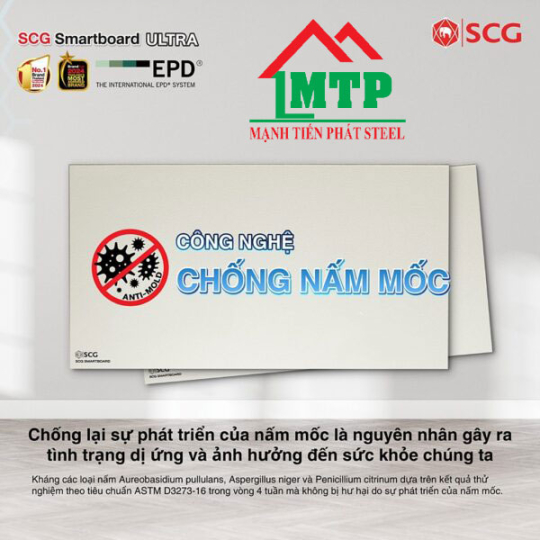 Giá tấm ceamboard Smartboard SCG mới nhất 2025