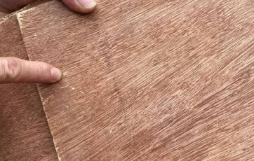 Mặt Bintangor áp dụng vào ngành gỗ ép.