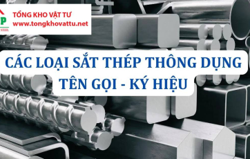 Các loại sắt thép có trên thị trường. Tên gọi và ký hiệu