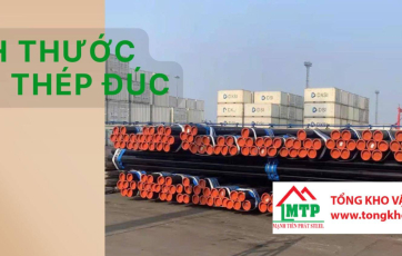 Bảng tra kích thước ống thép đúc tiêu chuẩn