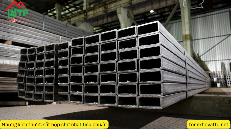 Những kích thước sắt hộp chữ nhật tiêu chuẩn