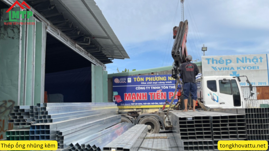 Thép ống nhũng kẽm