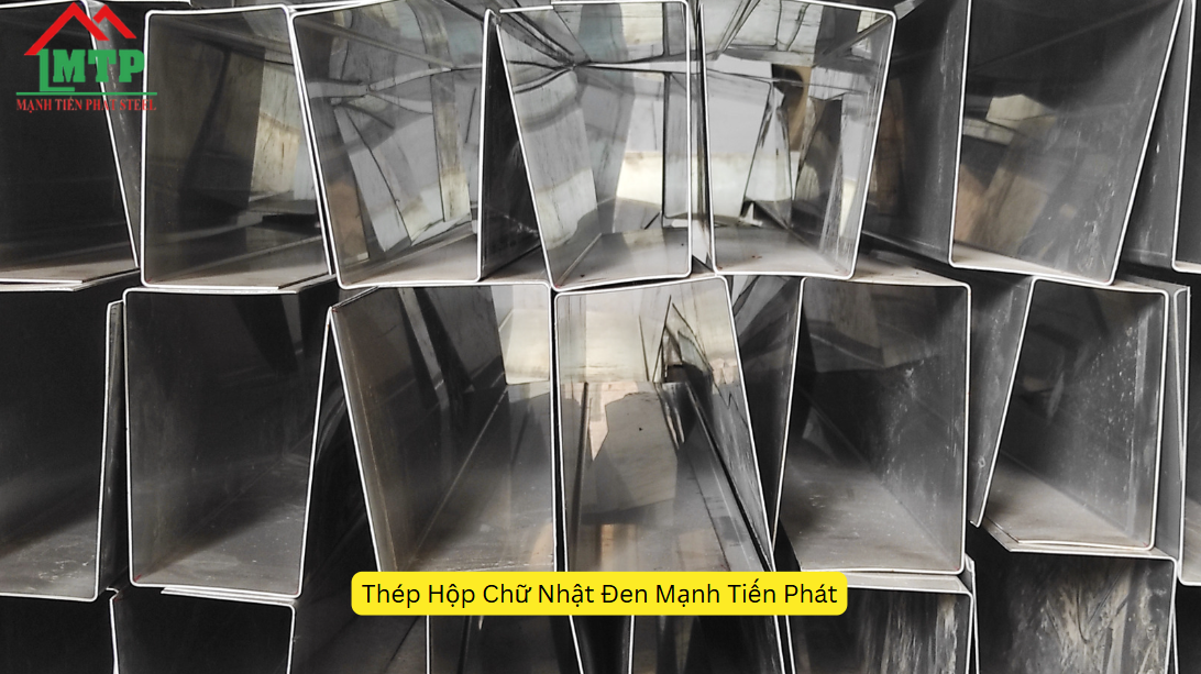 Thép Hộp Chữ Nhật Đen Mạnh Tiến Phát