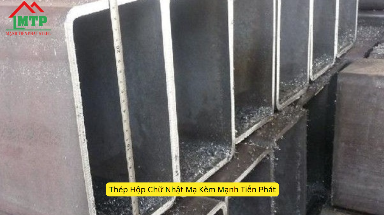 Thép hộp chữ nhật mạ kẽm