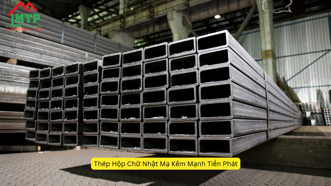Thép hộp chữ nhật mạ kẽm