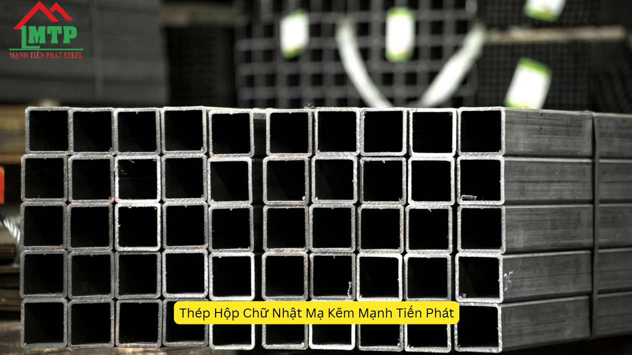 Thép hộp chữ nhật mạ kẽm