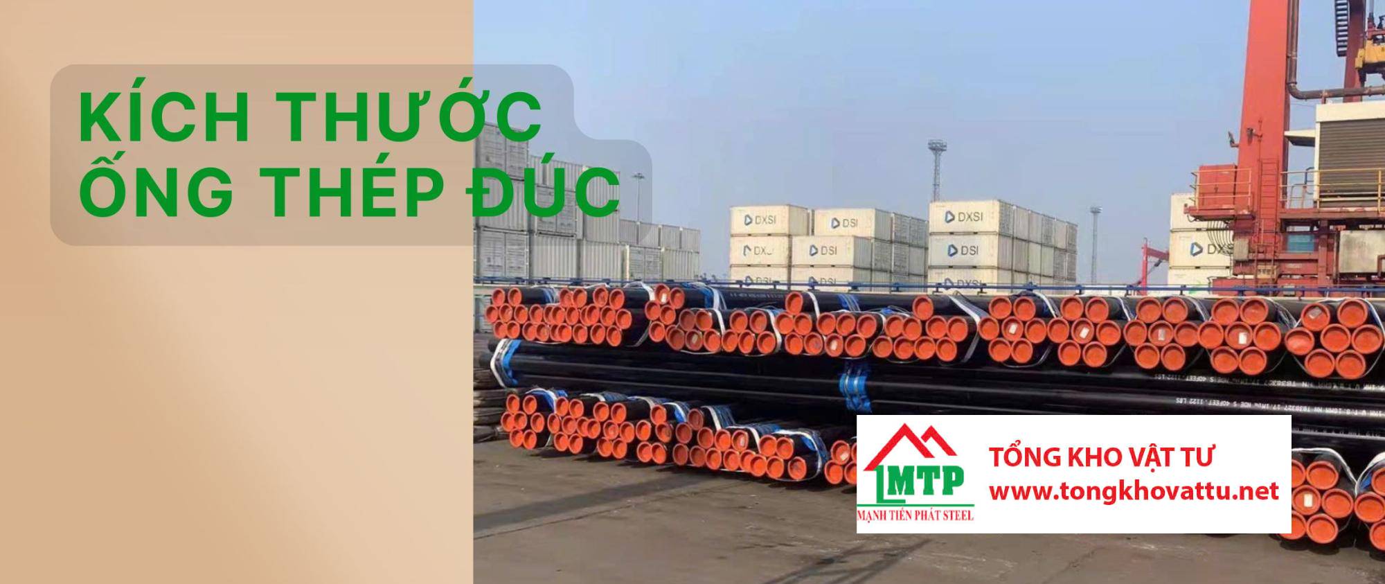 Bảng tra kích thước ống thép đúc tiêu chuẩn