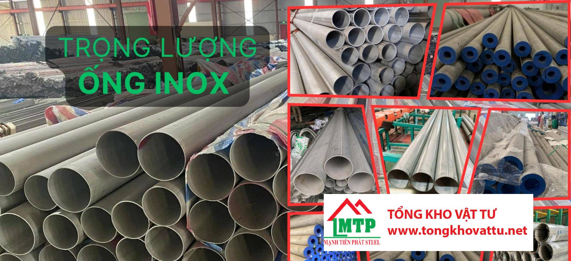 Bảng Trọng Lượng Ống INOX