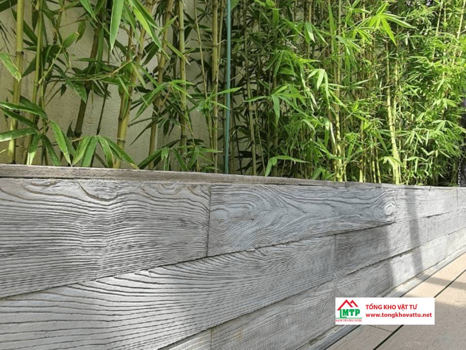 Bê tông giả gỗ làm nhà sàn, nhà thờ, lót sàn, hàng rào | Địa chỉ cung cấp bê tông giả gỗ
