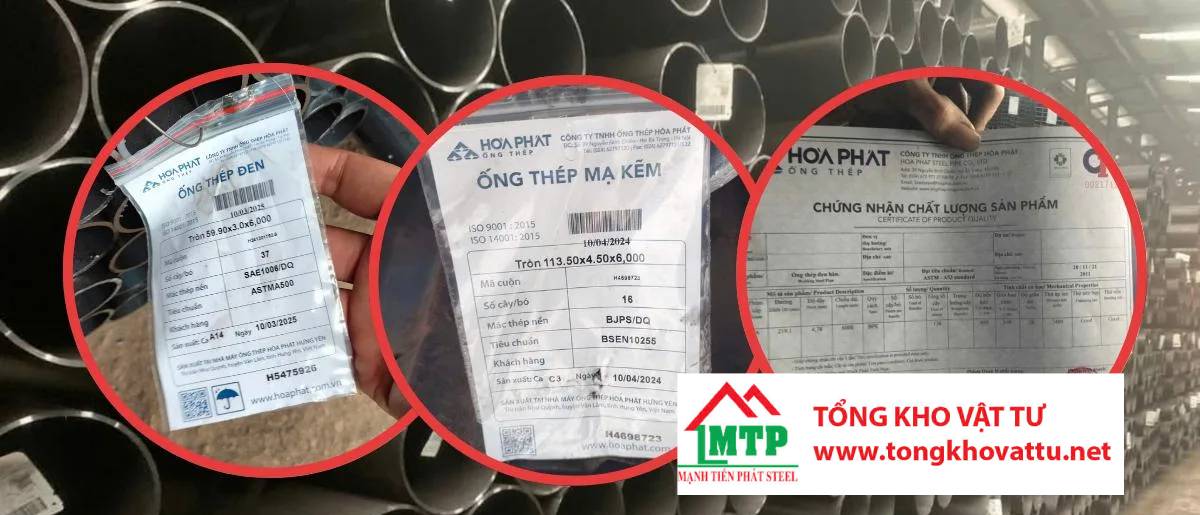 Cách phân biệt ống thép Hòa Phát chính hãng