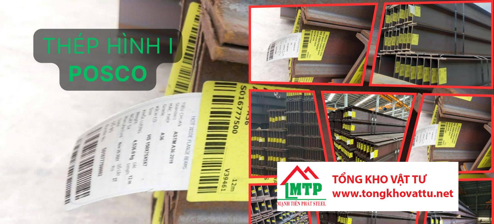 Giá thép hình I tất cả các hãng