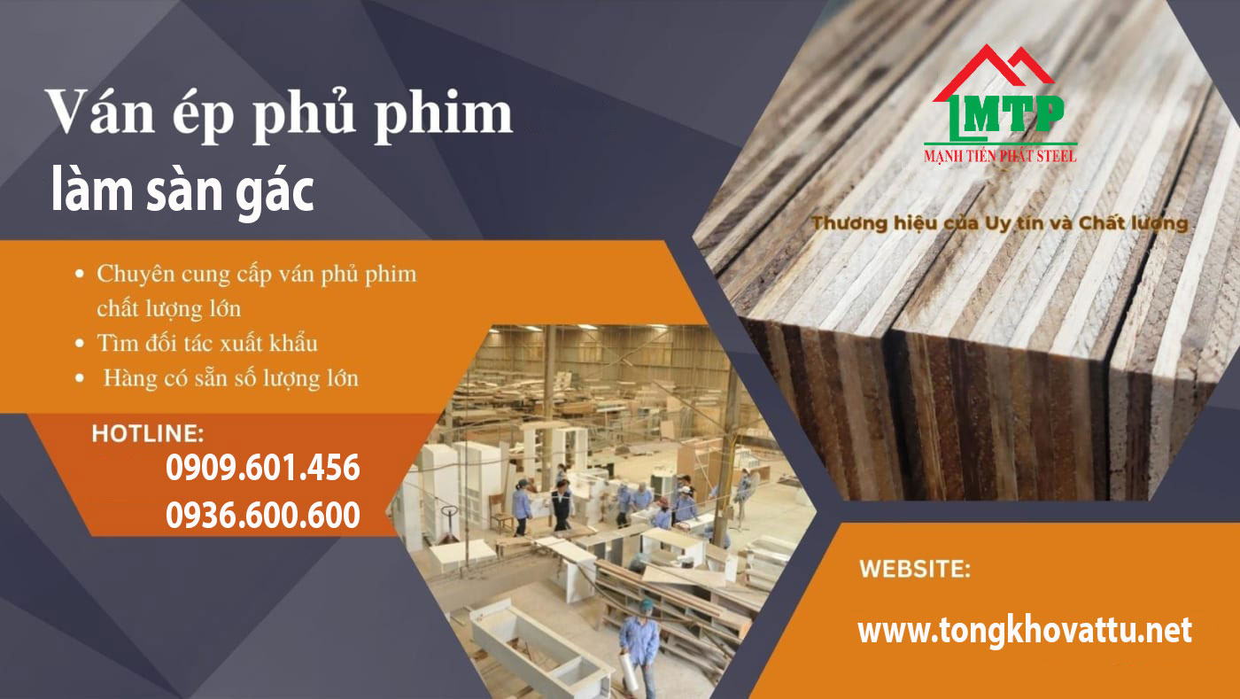 Giá ván ép phủ phim làm sàn gác mới nhất 2025