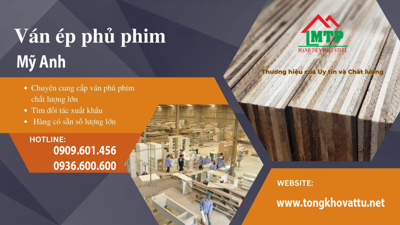 Giá ván ép phủ phim Mỹ Anh mới nhất 2025