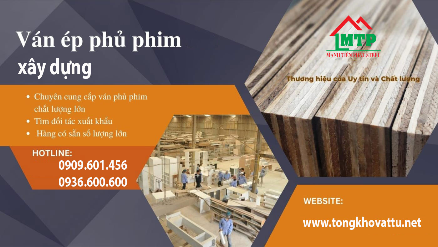 Giá ván ép phủ phim xây dựng mới nhất 2025