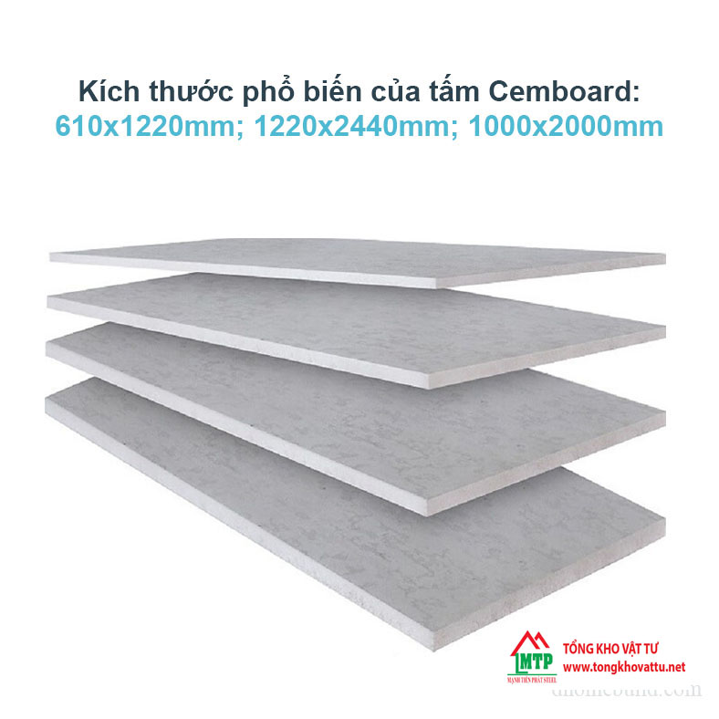 Tấm Cemboard kích thước