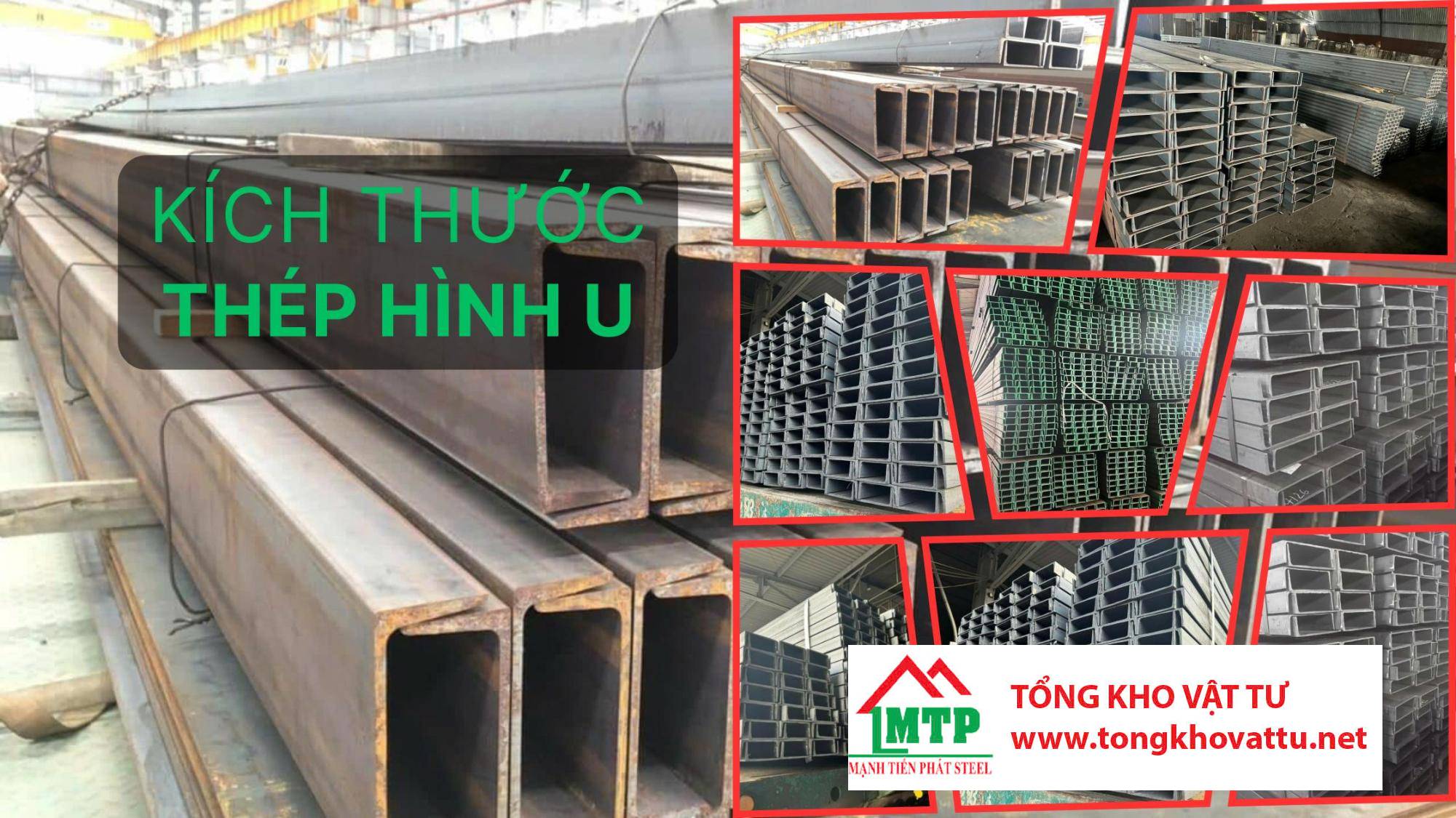 Kích Thước Thép Hình U từ U50-U400