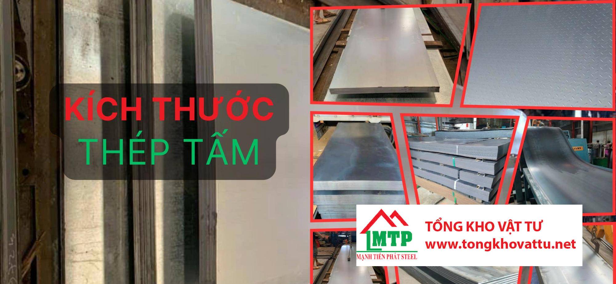 Kích thước thép tấm có độ dày ly từ 2mm-150mm