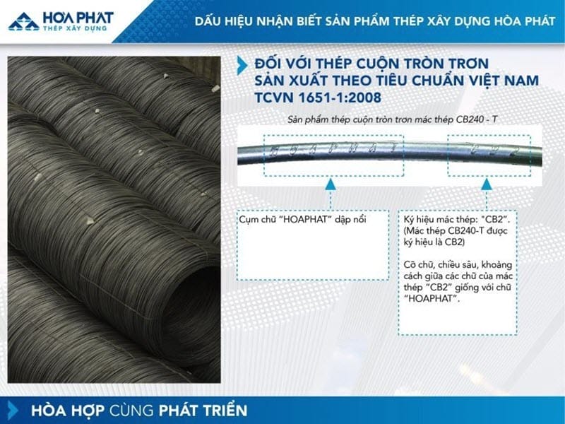 Ký Hiệu Sắt Hòa Phát & Dấu Hiệu Nhận Biết Thép Hòa Phát