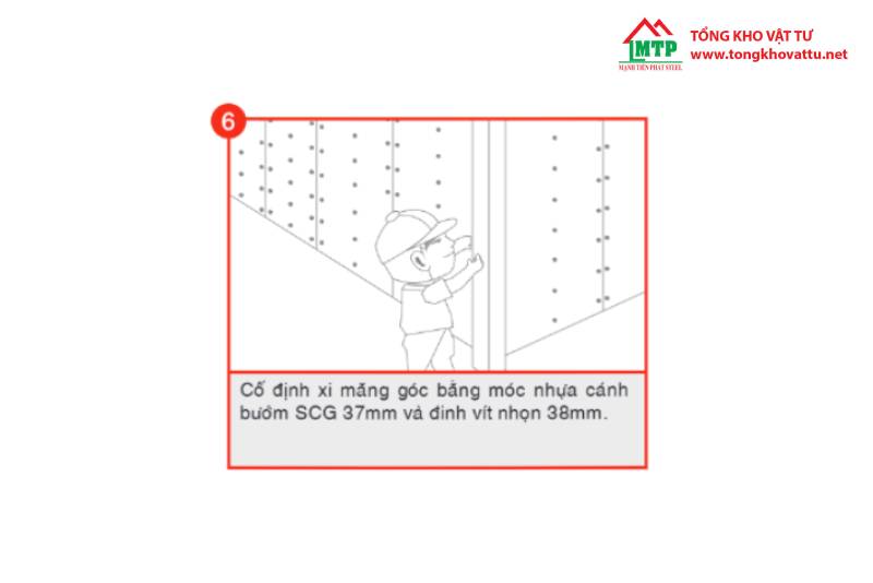 Hướng dẫn làm vách, làm tường bằng tấm Cemboard đảm bảo kỹ thuật