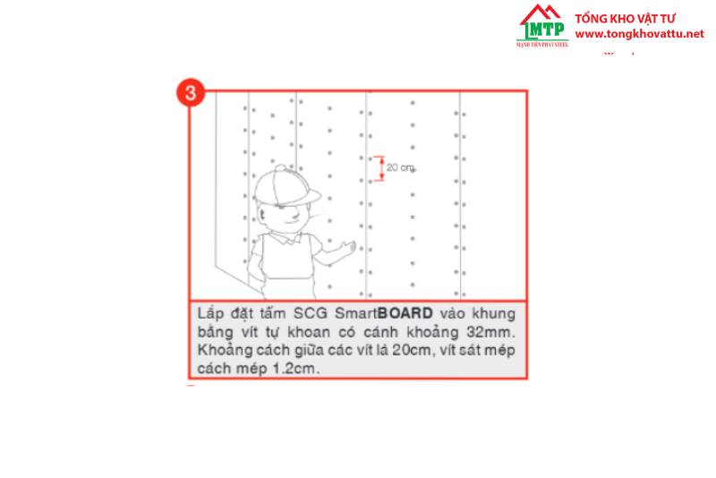 Hướng dẫn làm vách, làm tường bằng tấm Cemboard đảm bảo kỹ thuật