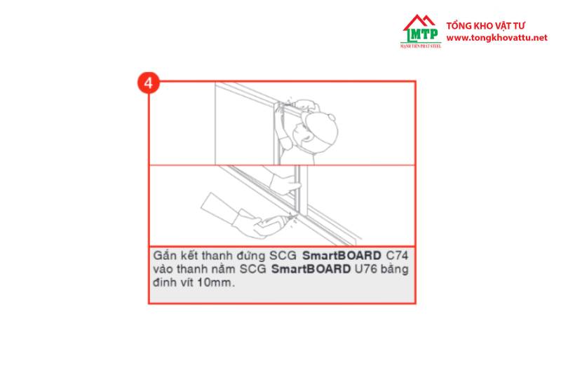 Hướng dẫn làm vách, làm tường bằng tấm Cemboard đảm bảo kỹ thuật
