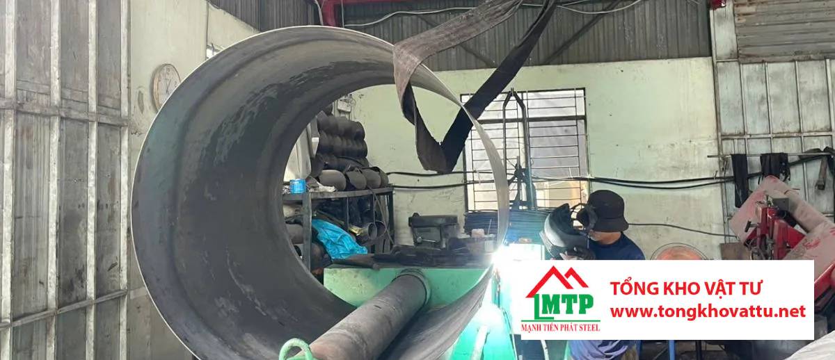Lốc ống tròn, uốn ống thép và inox theo yêu cầu