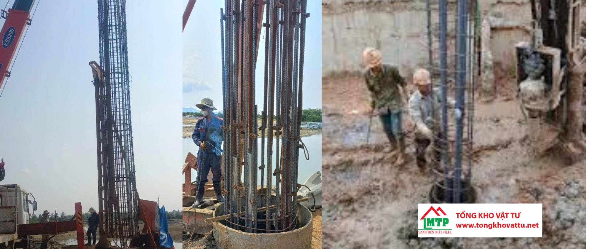 Lồng thép cọc khoan nhồi và Quy trình lắp đặt (dễ hiểu)