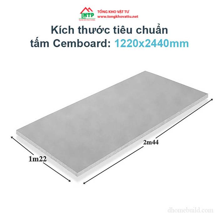 Mua tấm Cemboard ở TPHCM chính hãng – giá rẻ ở đâu? Báo giá chi tiết