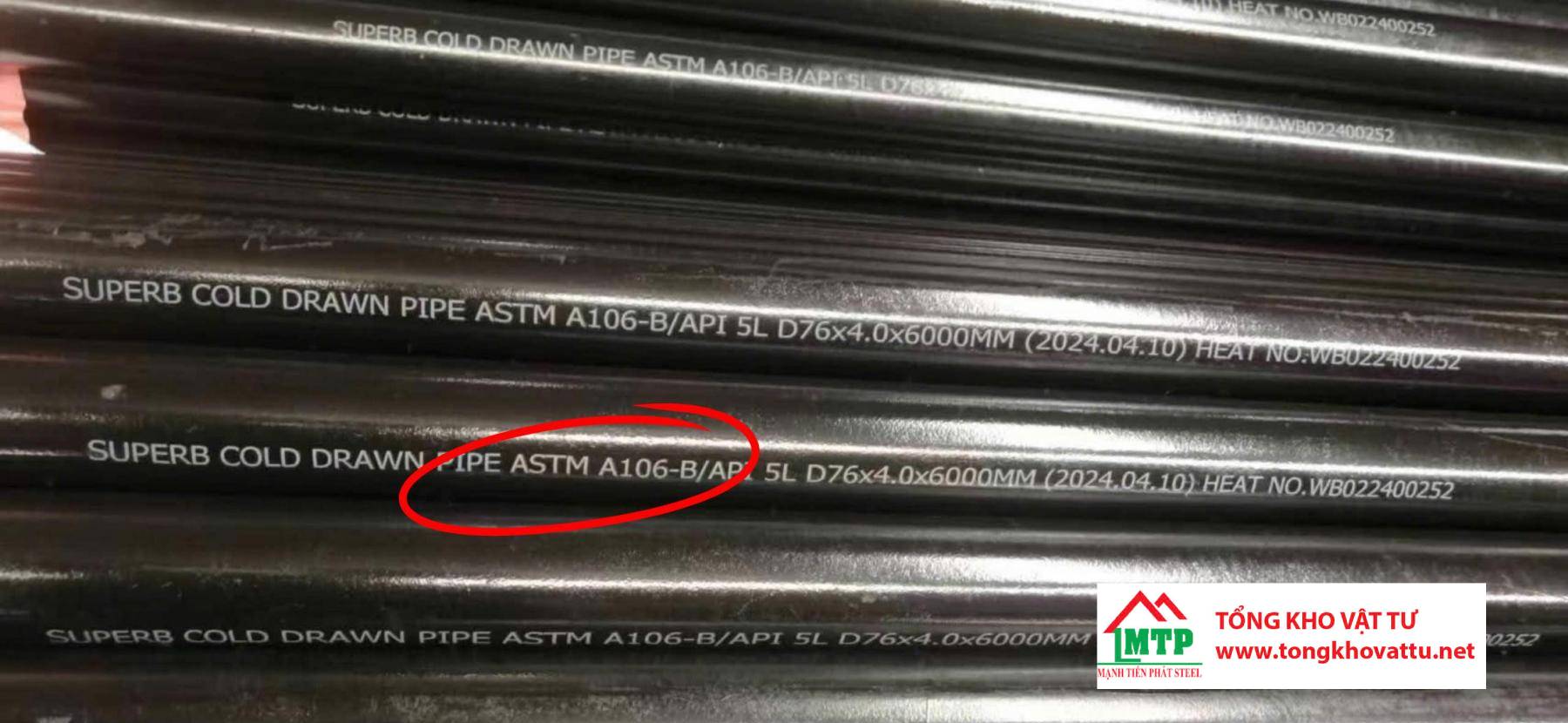 Ống Thép Đúc ASTM A106