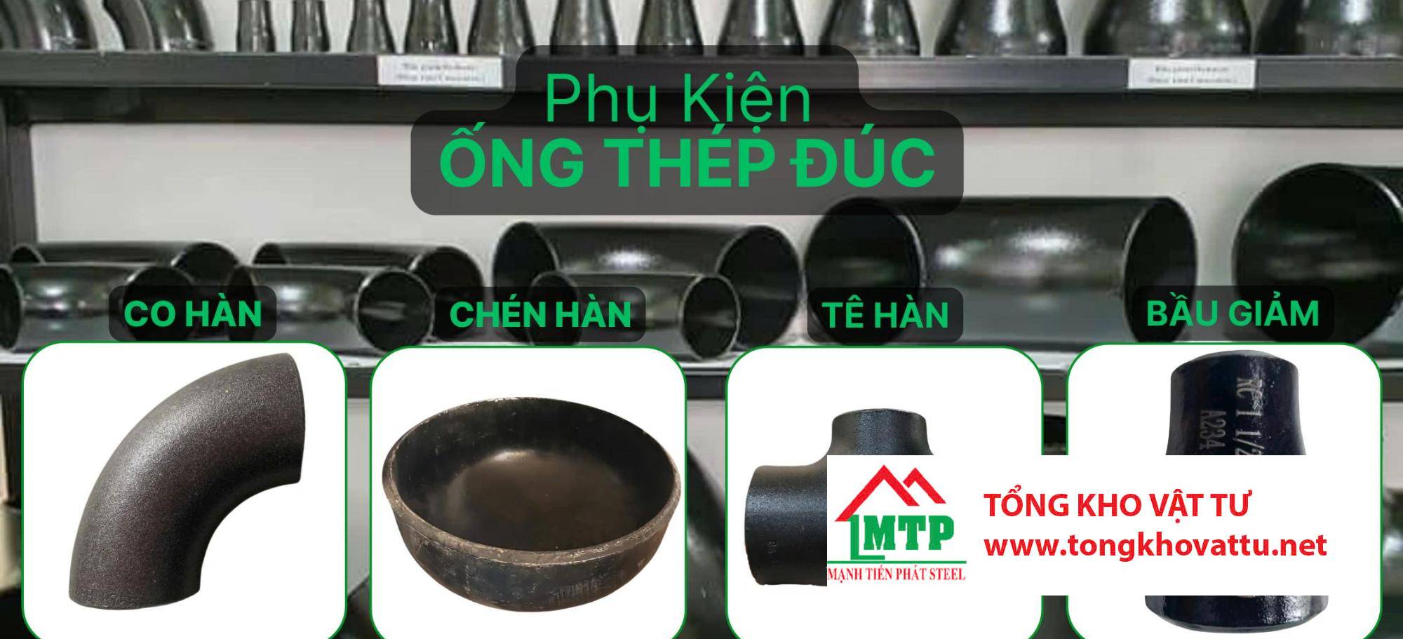 Phụ Kiện Ống Thép Đúc