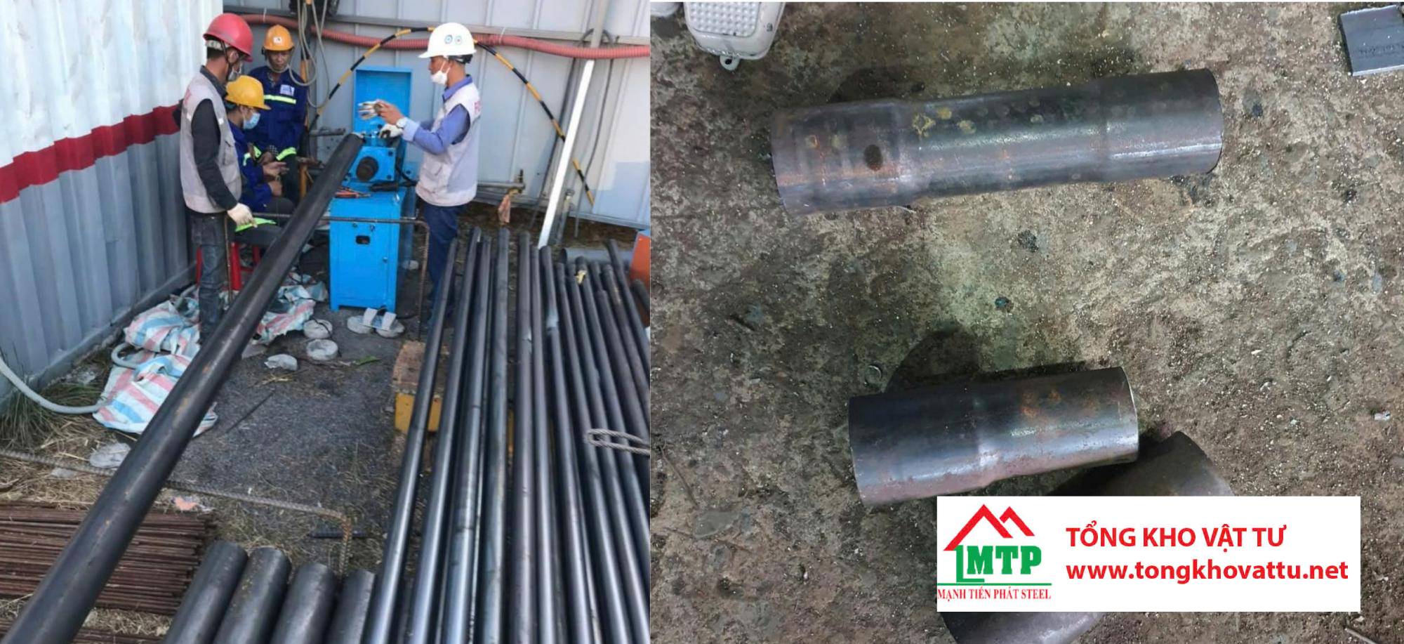 Phương pháp nối ống thép siêu âm cọc khoan nhồi