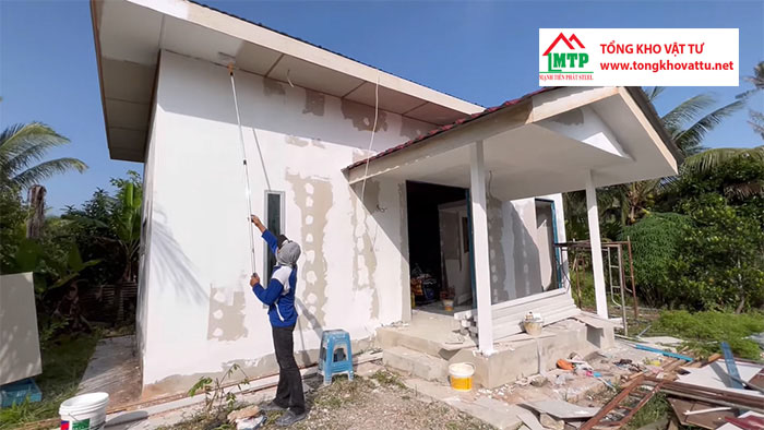 Tấm Cemboard có sơn được không? 4 bước sơn tấm Cemboard cực đơn giản