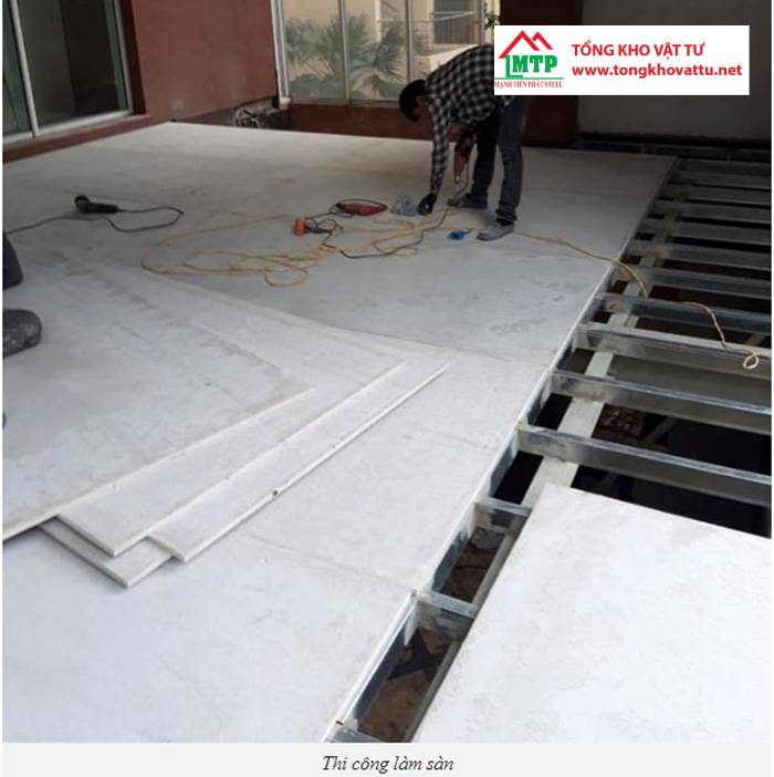 Tấm sàn xi măng chịu lực | Giải pháp thi công sàn GIÁ RẺ NHẤT