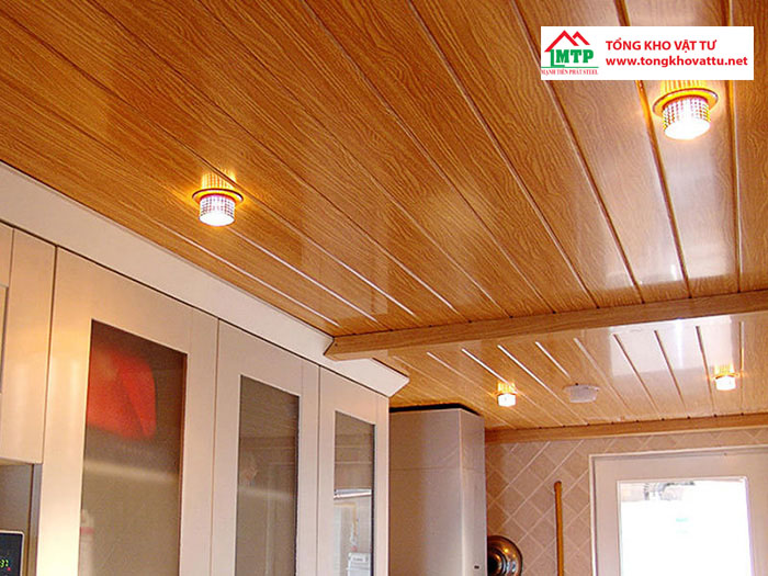 Tấm trần xi măng vân gỗ Smartwood SCG Thái Lan | Ốp trần siêu nhẹ