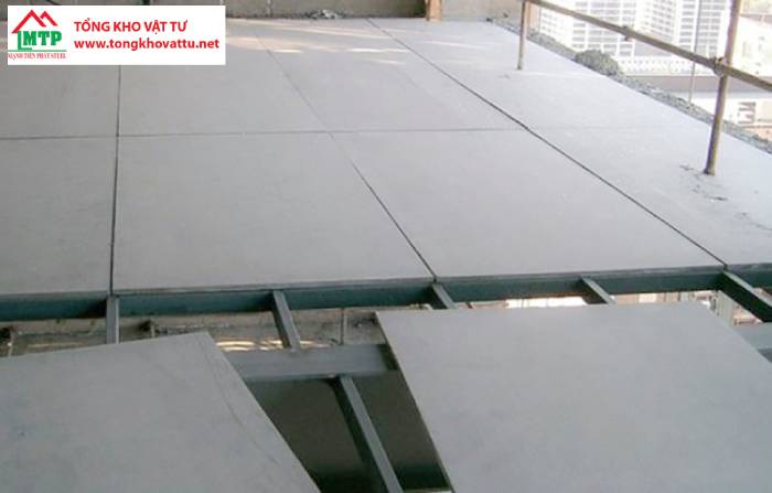 Sử dụng tấm xi măng bo trong hạng mục lót sàn