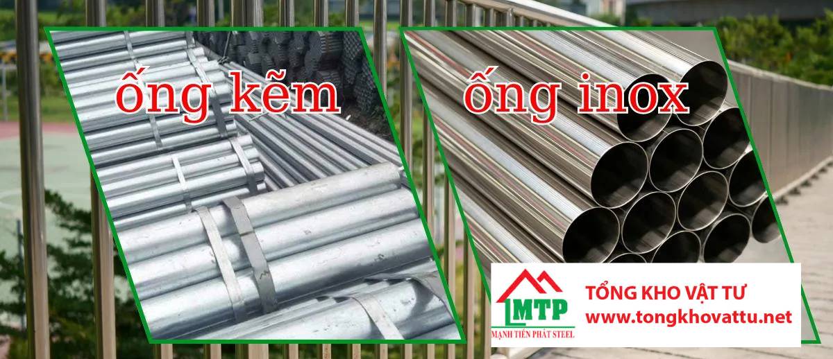 (Thảo luận) Nên dùng ống INOX hay ống kẽm ngoài trời?