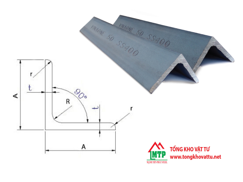 Thép Hình V Là Gì? Quy Cách, Thông Số, Trọng Lượng Thép Hình Chữ V
