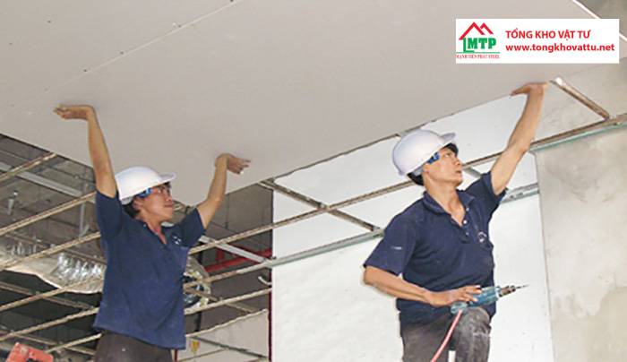 Thi công tấm Cemboard làm trần các loại Chuẩn, Nhanh!