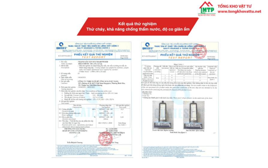 Thông số kỹ thuật tấm cemboard SCG Smartboard