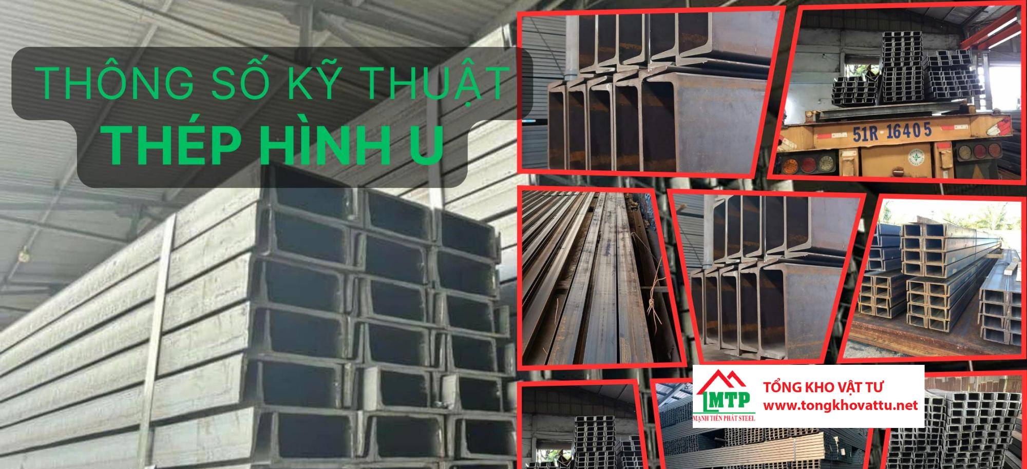 Thông số kỹ thuật thép hình U từ U49-U400