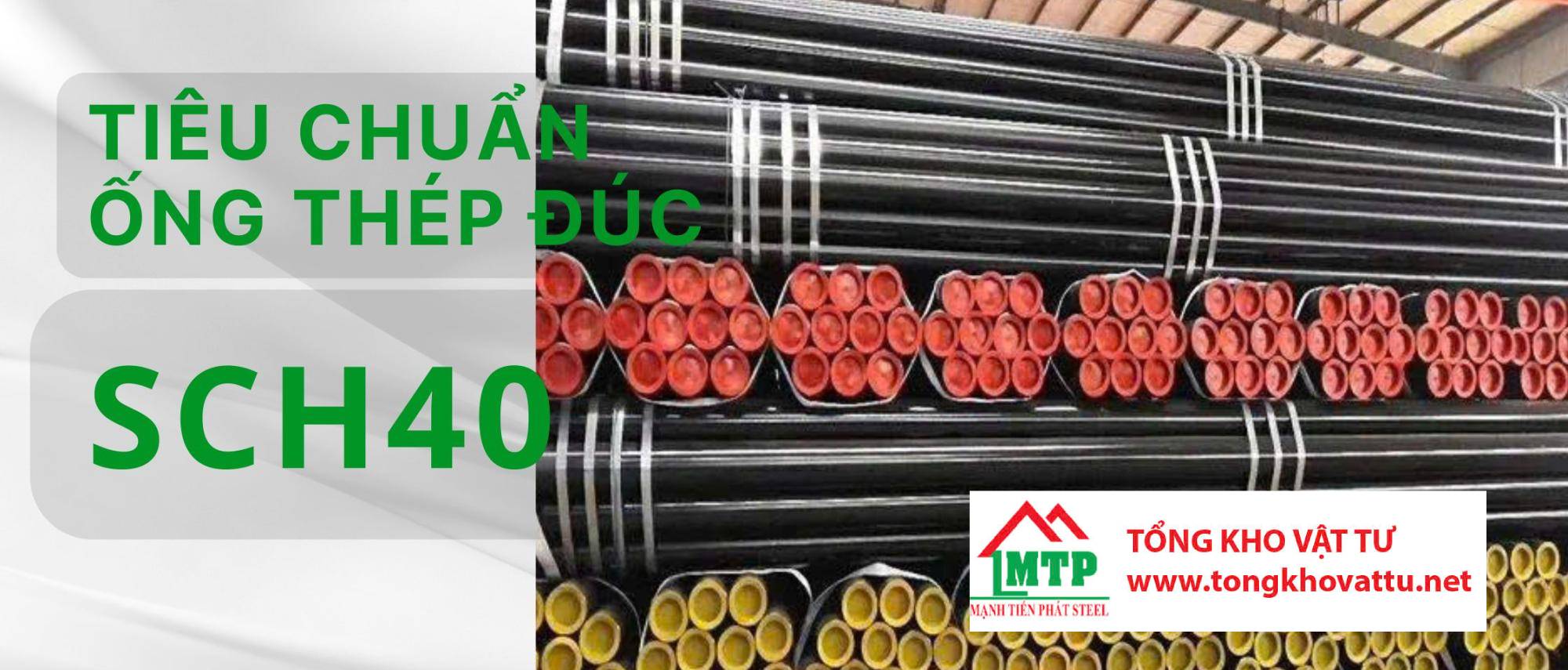 Tiêu Chuẩn Ống Thép Đúc SCH40 – Chi tiết kích thước, trọng lượng