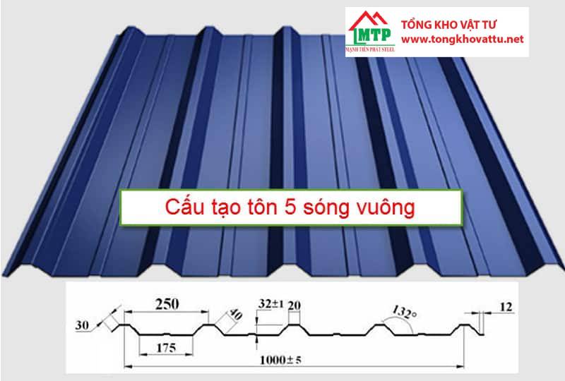 Tôn 5 sóng