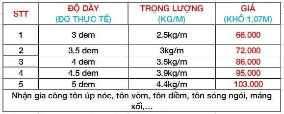 Tôn lạnh