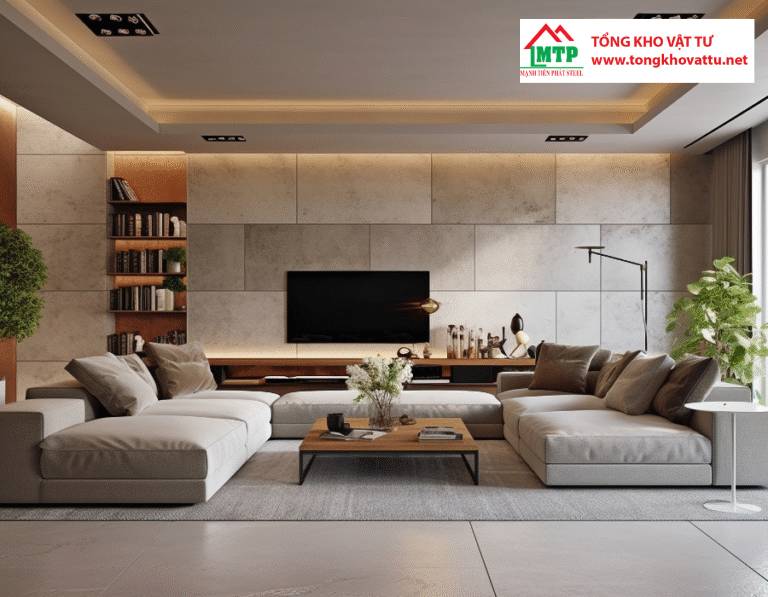 Tổng hợp 20+ mẫu trần phòng khách đẹp, tạo điểm nhấn ấn tượng cho ngôi nhà
