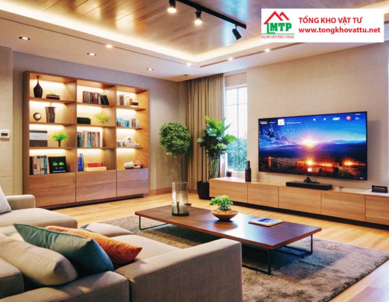 Tổng hợp 20+ mẫu trần phòng khách đẹp, tạo điểm nhấn ấn tượng cho ngôi nhà