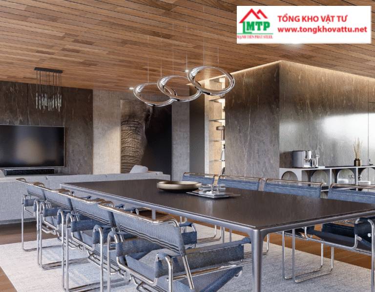 Tổng hợp 20+ mẫu trần phòng khách đẹp, tạo điểm nhấn ấn tượng cho ngôi nhà