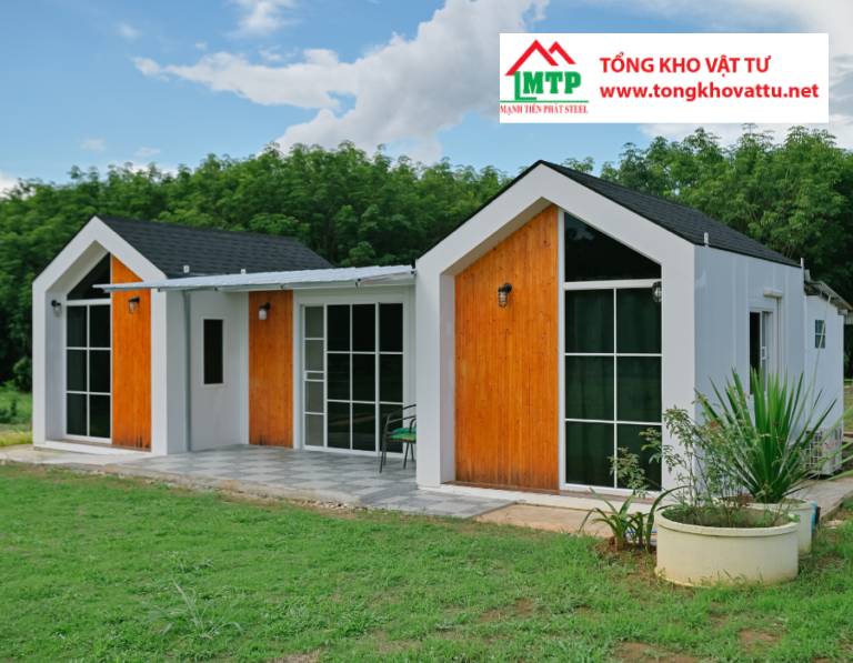 20+ Mẫu nhà tiền chế vạn người mê với TẤM XI MĂNG